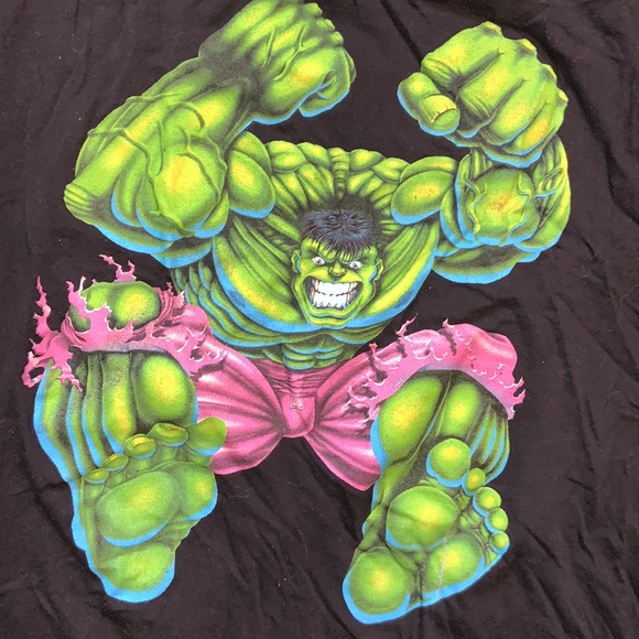 Vintage 2000’s Marvel The Incredible Hulk T-Shirt Size Large - Picture 3 of 4